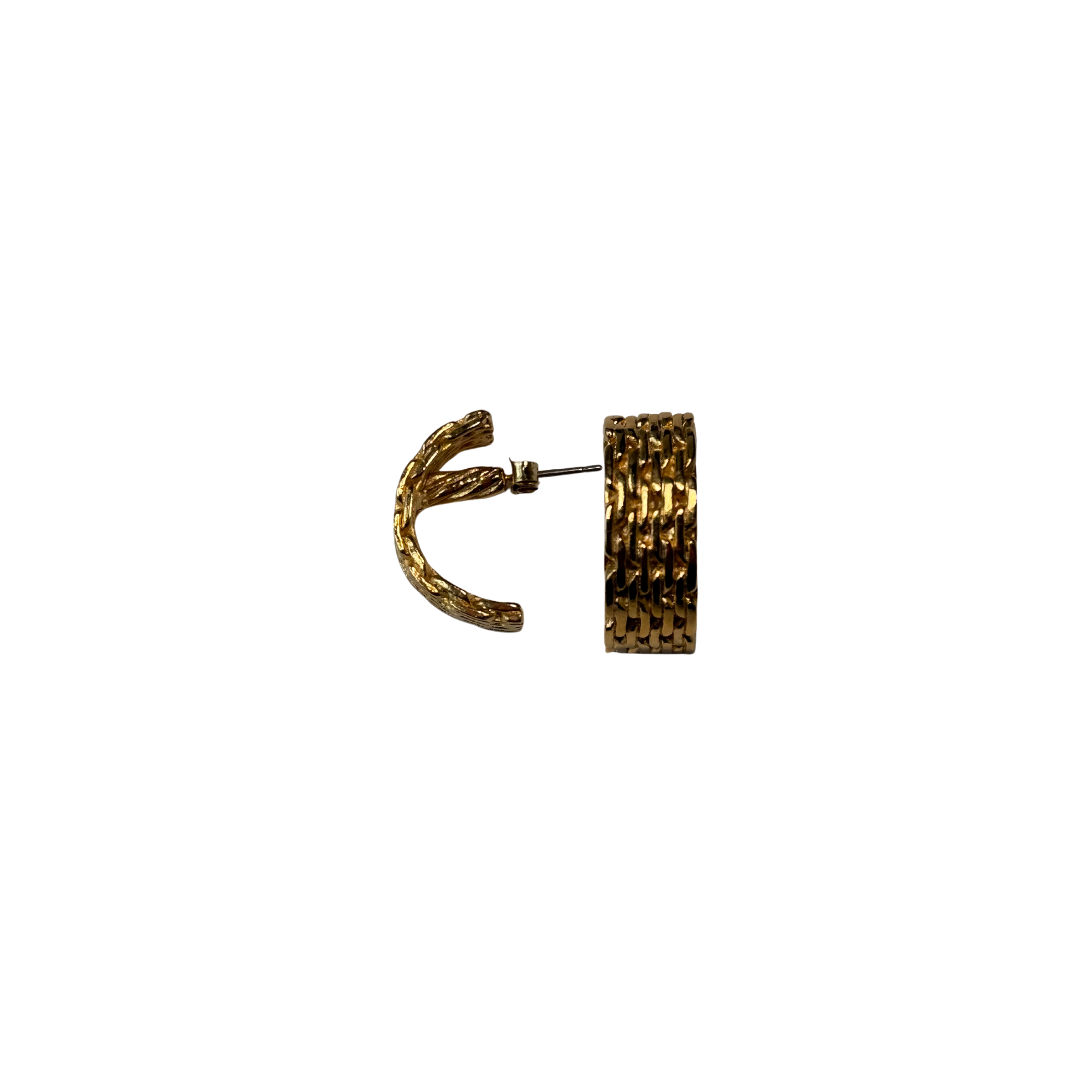 GOLD HALF HOOP